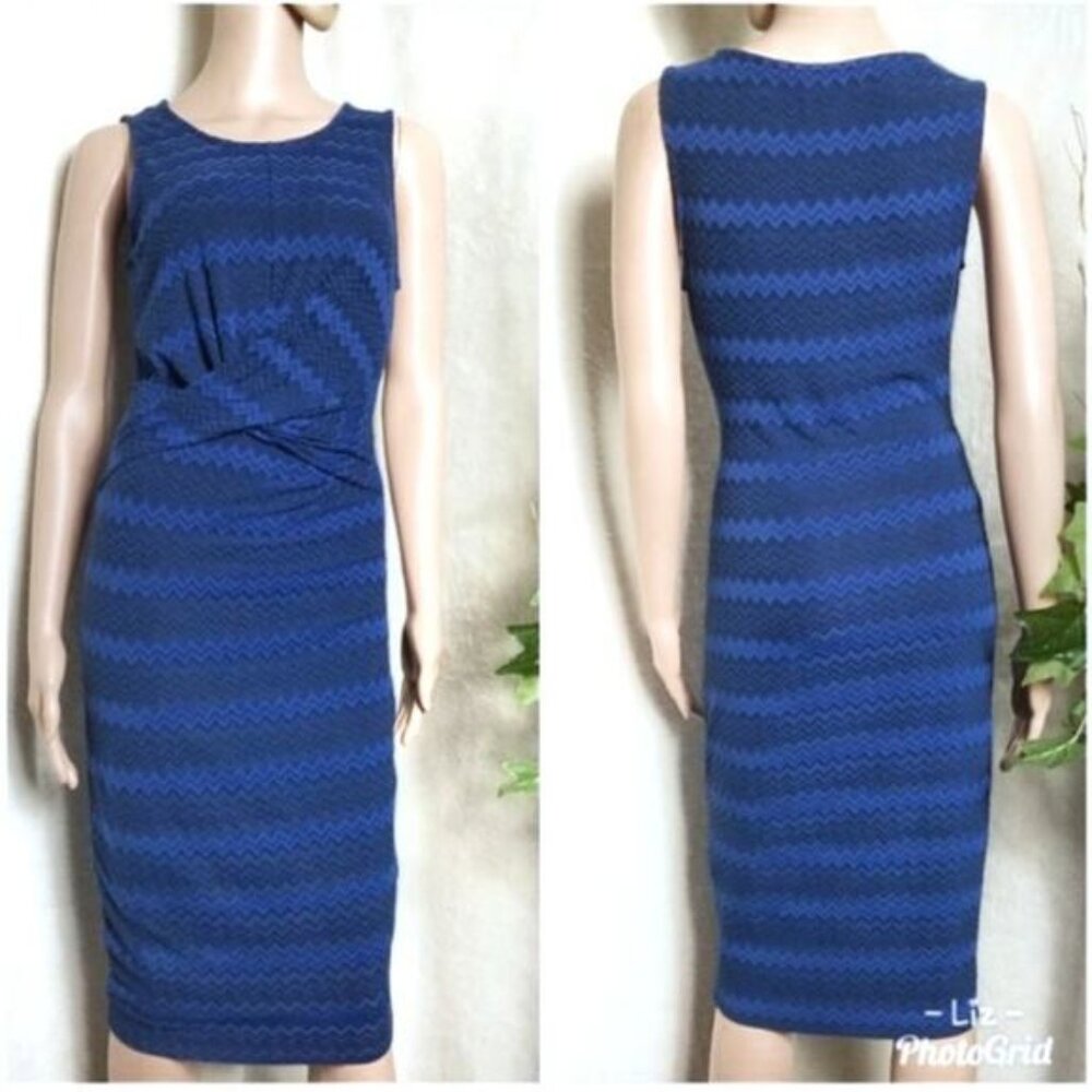 Forever 21 | Blue Stripe Midi Dress